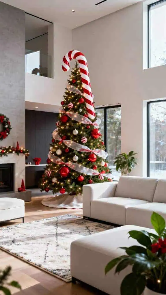 candy cane christmas decor
