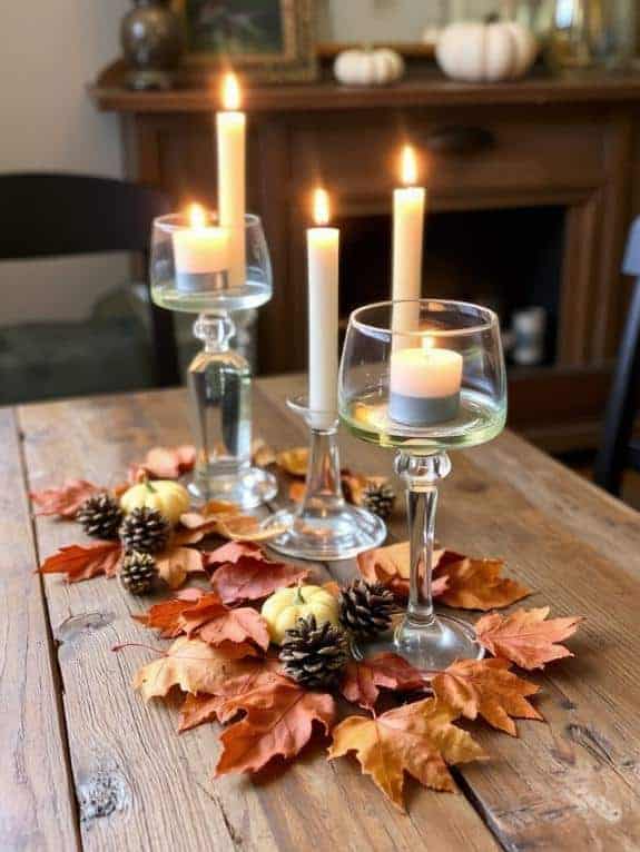 charming diy candle pedestals