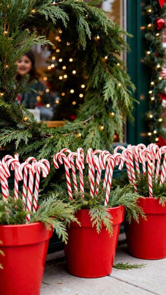 cheerful porch holiday decorations