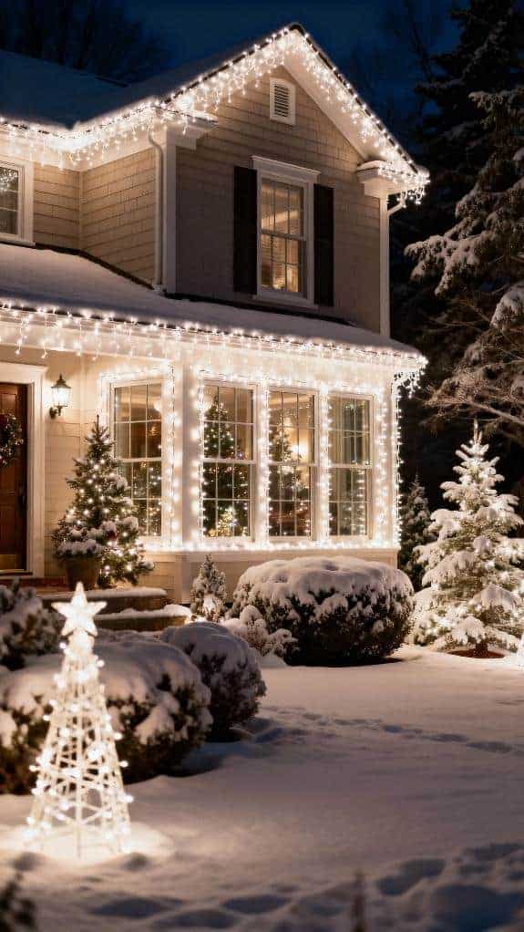 classic white string lights