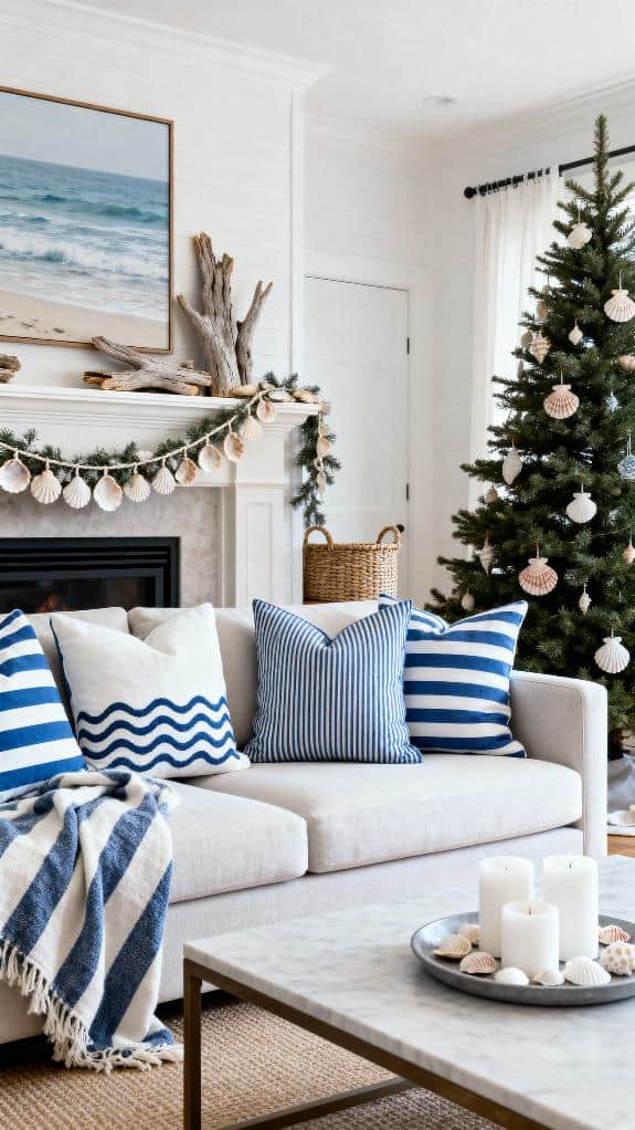 coastal holiday living room