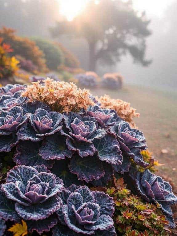 colorful leaves brighten decor