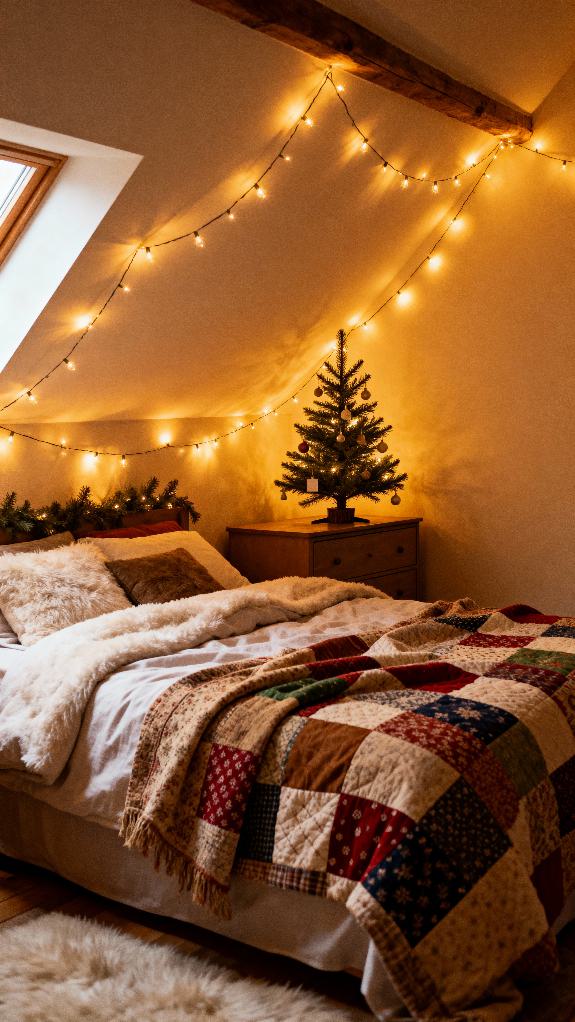 cozy attic holiday decor