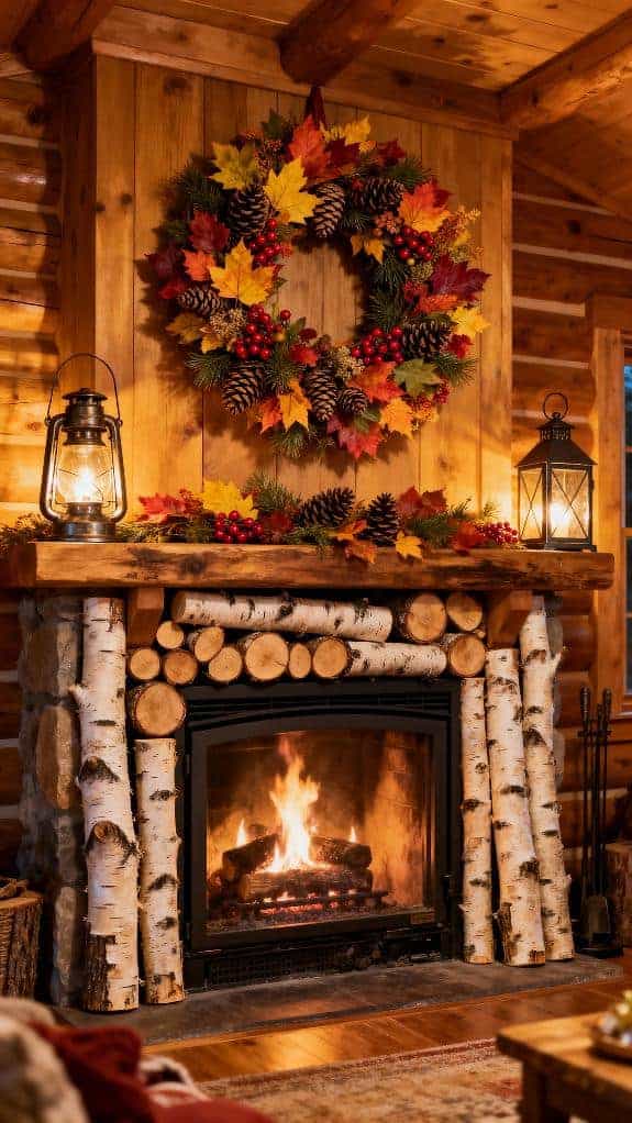 cozy autumn cabin decor
