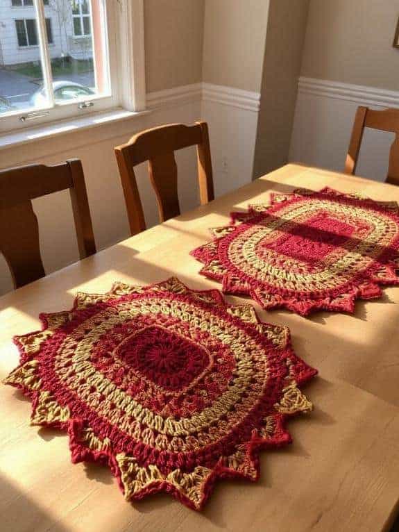 cozy autumn place mats