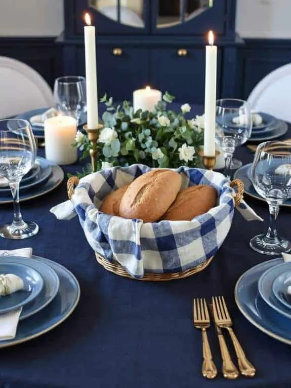 cozy blue cream liners