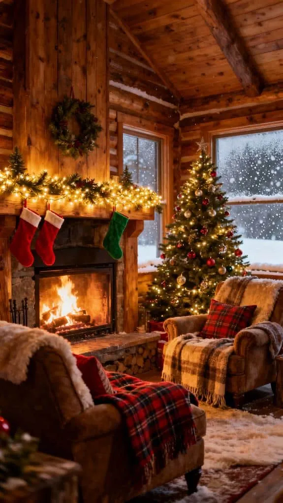 cozy cabin christmas decor