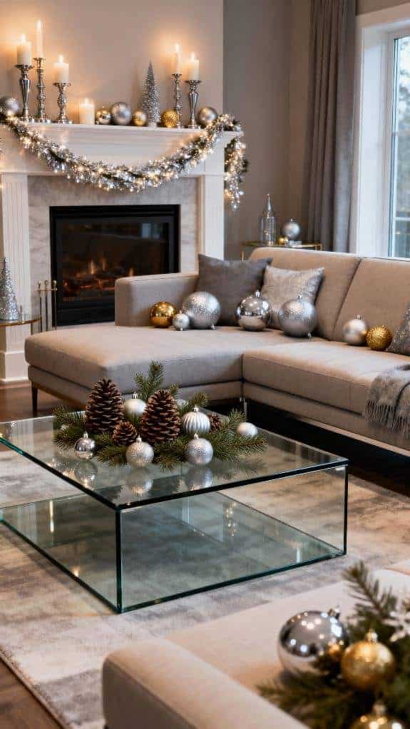 cozy contemporary holiday decor