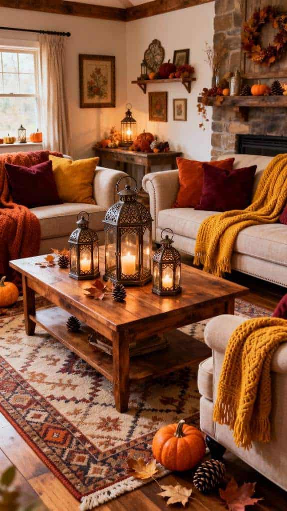 cozy cottage style autumn decor