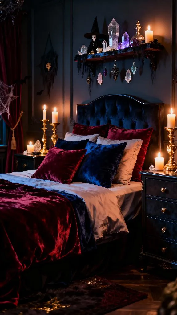 cozy dark glam decor