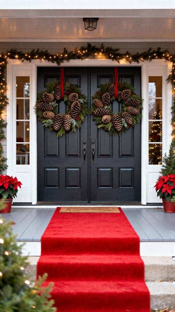 cozy double doors decor