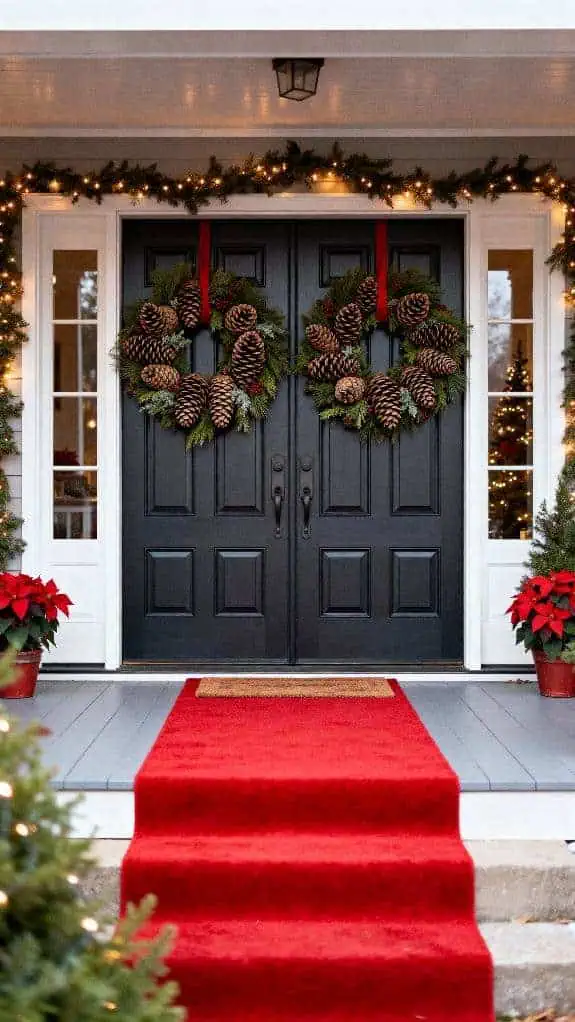cozy double doors decor