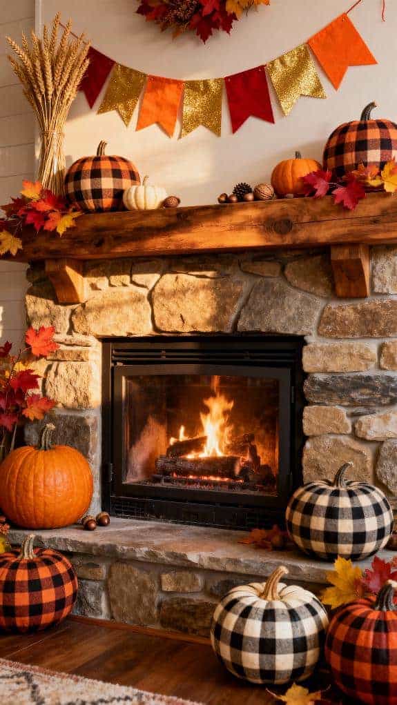 cozy farmhouse hearth decor