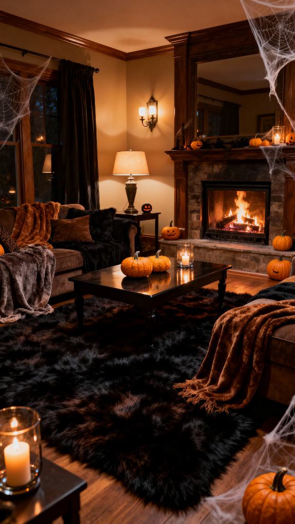 cozy faux fur rug