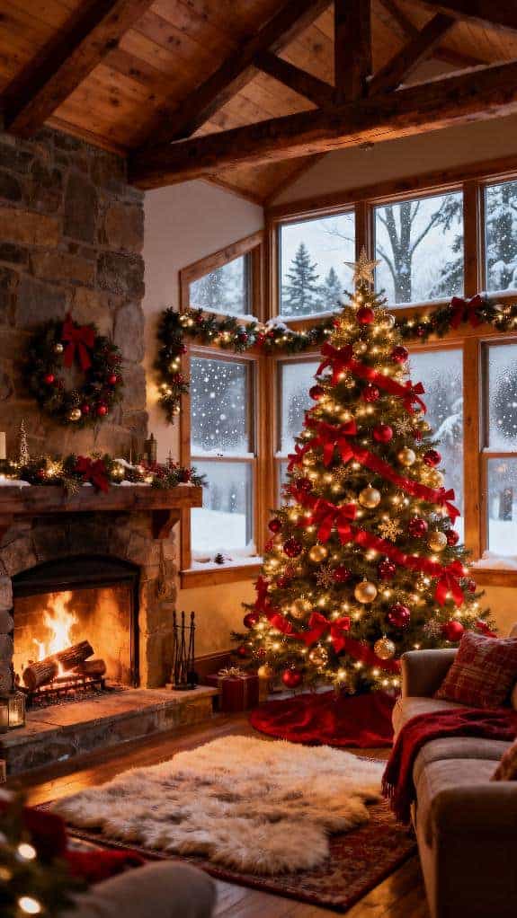 cozy festive cottage decor
