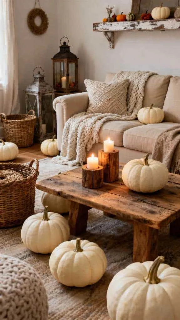 cozy halloween living room decor