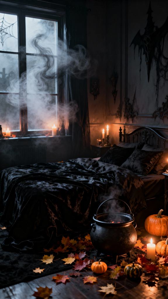 cozy halloween room decor