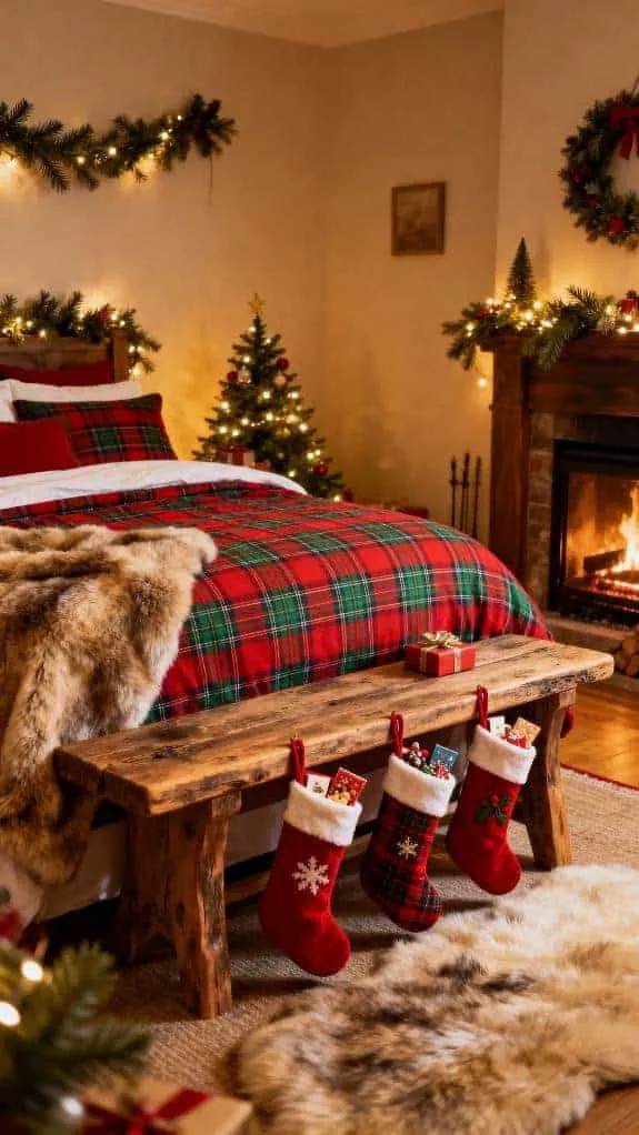 cozy holiday family bedroom