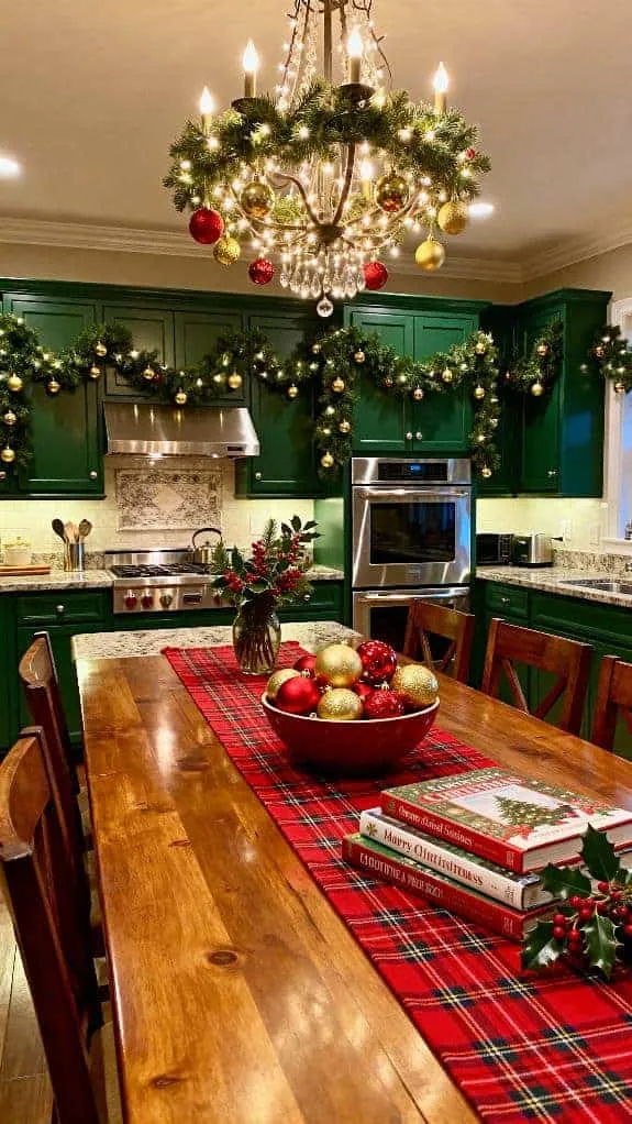 cozy holiday kitchen decor