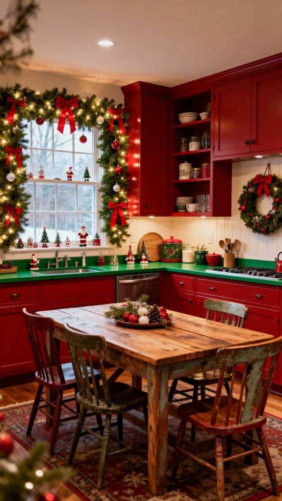 cozy holiday kitchen decor