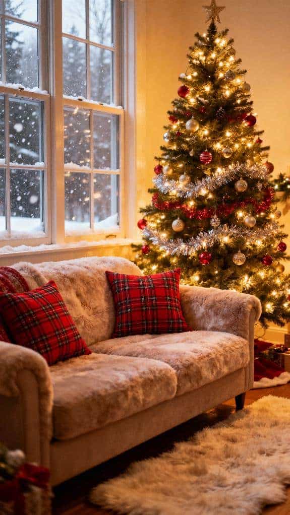 cozy holiday living room