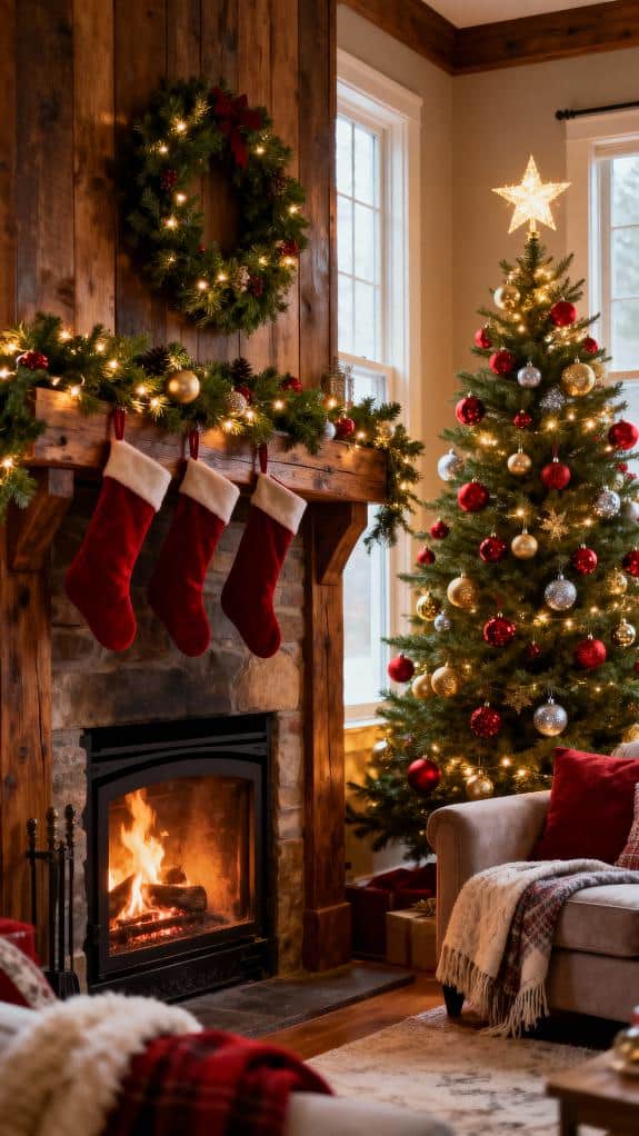 cozy holiday living room