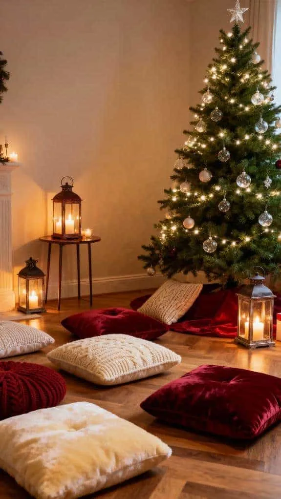 cozy holiday living room