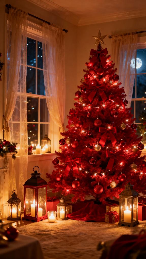 cozy holiday sitting room