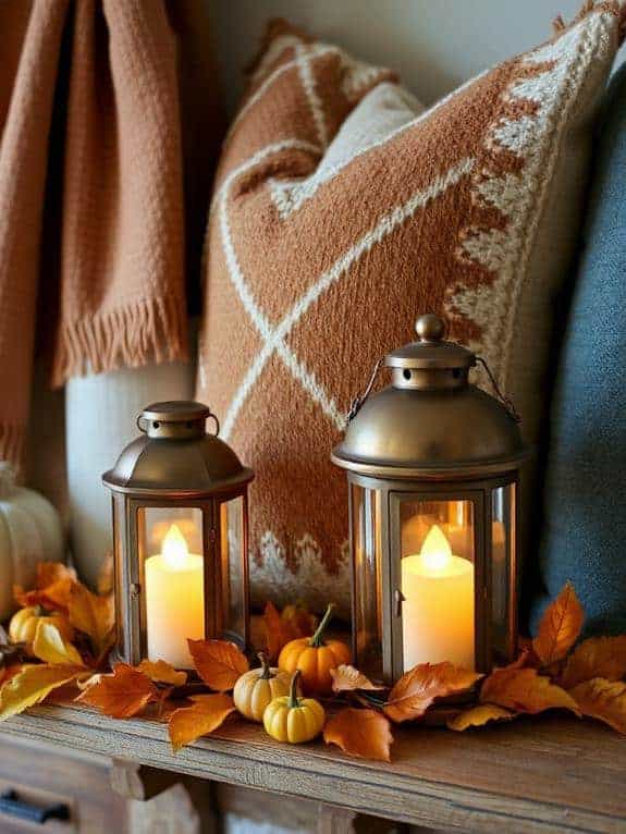 cozy lanterns safe candles