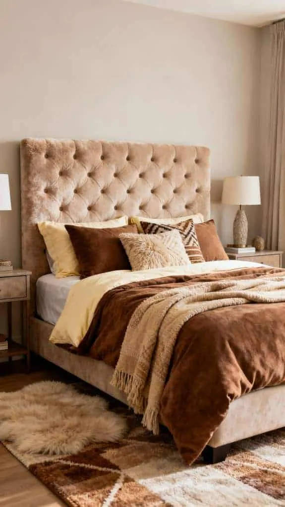 cozy milk coffee headboard