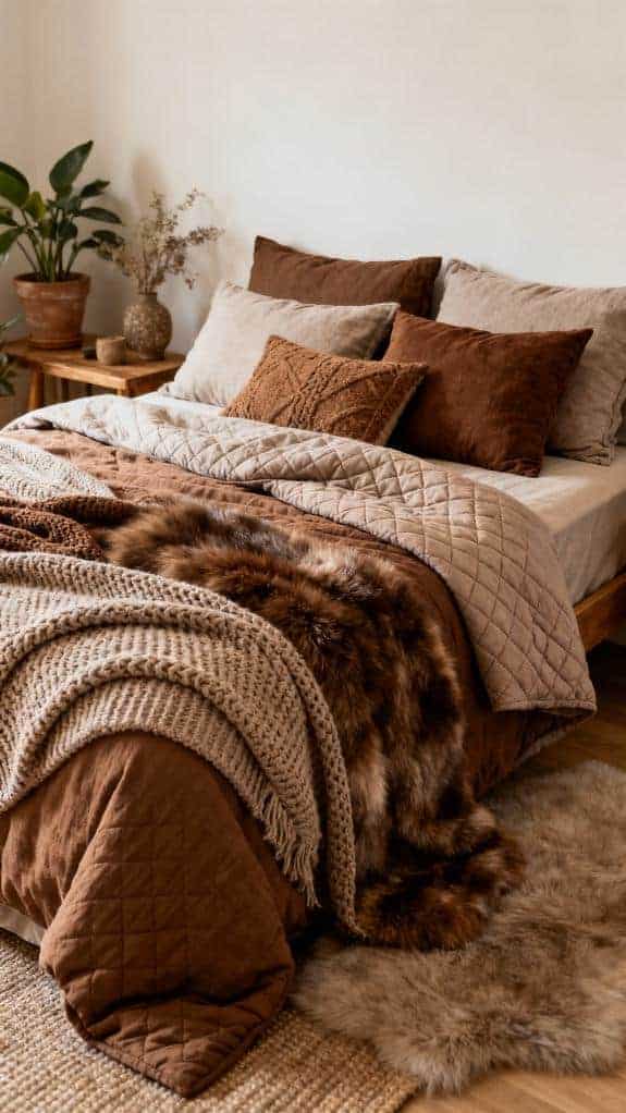 cozy neutral brown textures