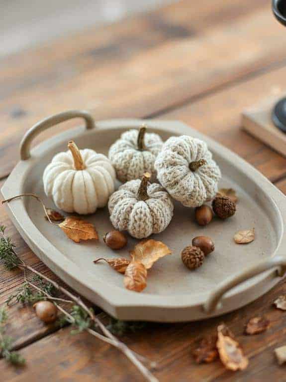 cozy neutral fall decor