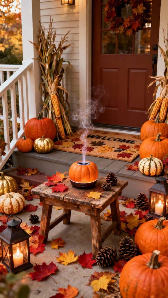 cozy pumpkin spice ambiance