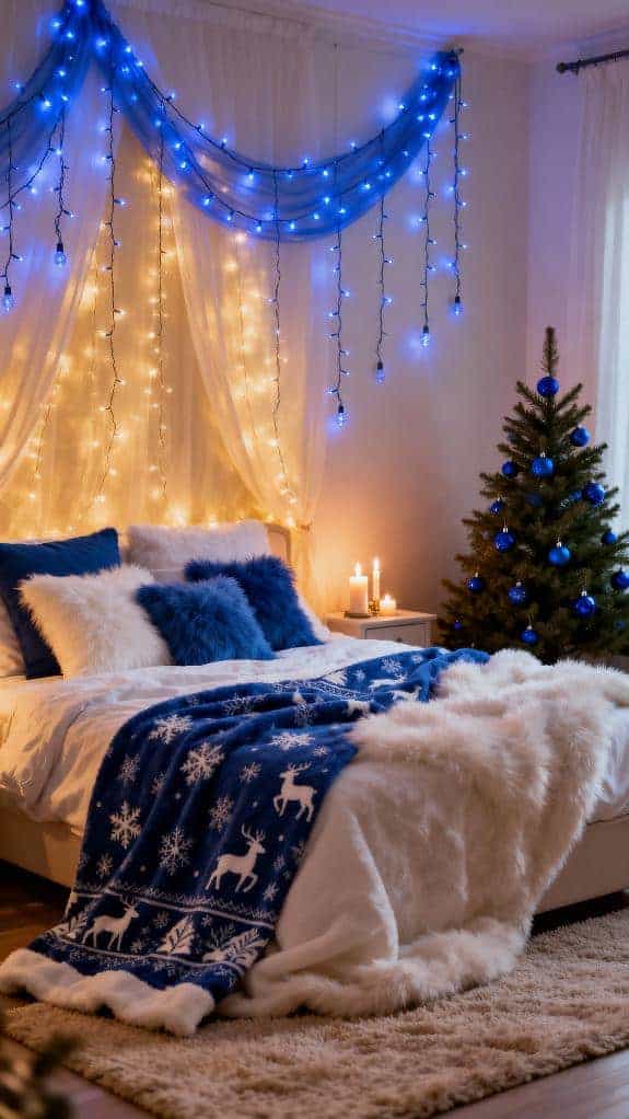 cozy romantic holiday decor