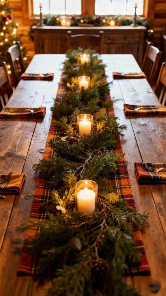 cozy rustic dining decor