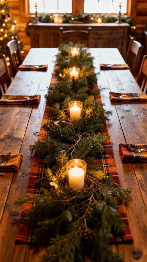 cozy rustic dining decor