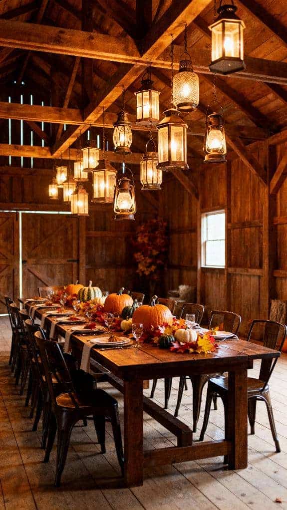 cozy rustic gathering space