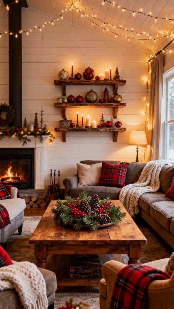 cozy rustic holiday decor