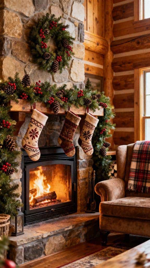 cozy rustic holiday decor