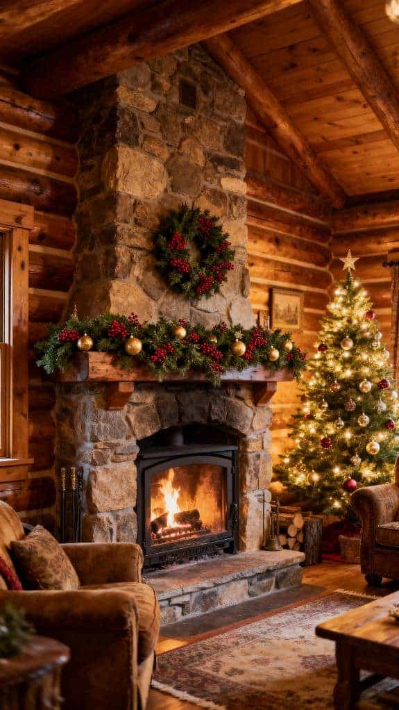cozy rustic holiday decor
