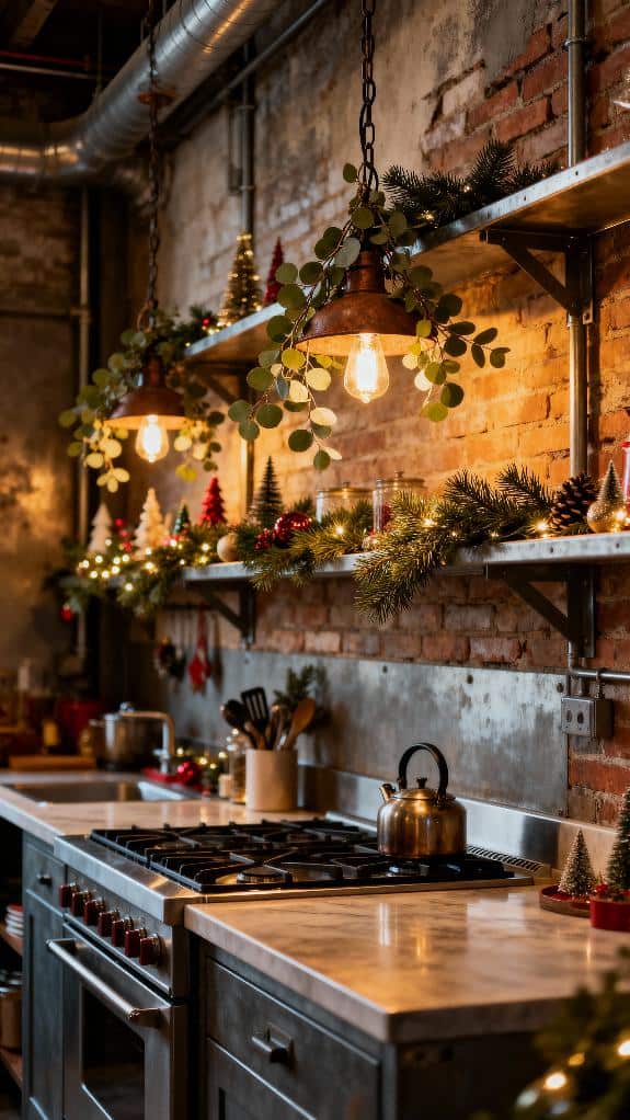 cozy rustic kitchen accents