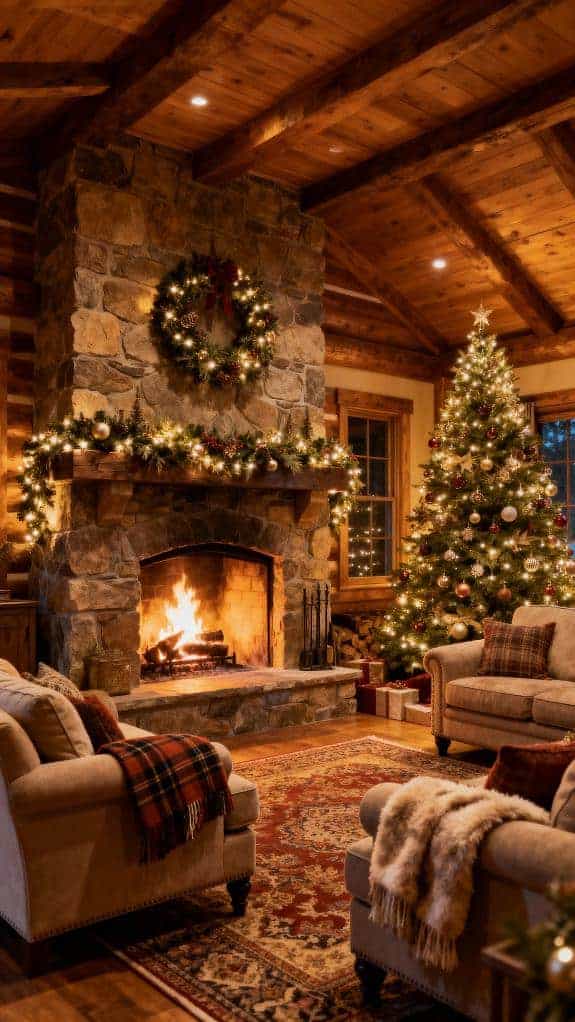 cozy rustic living room