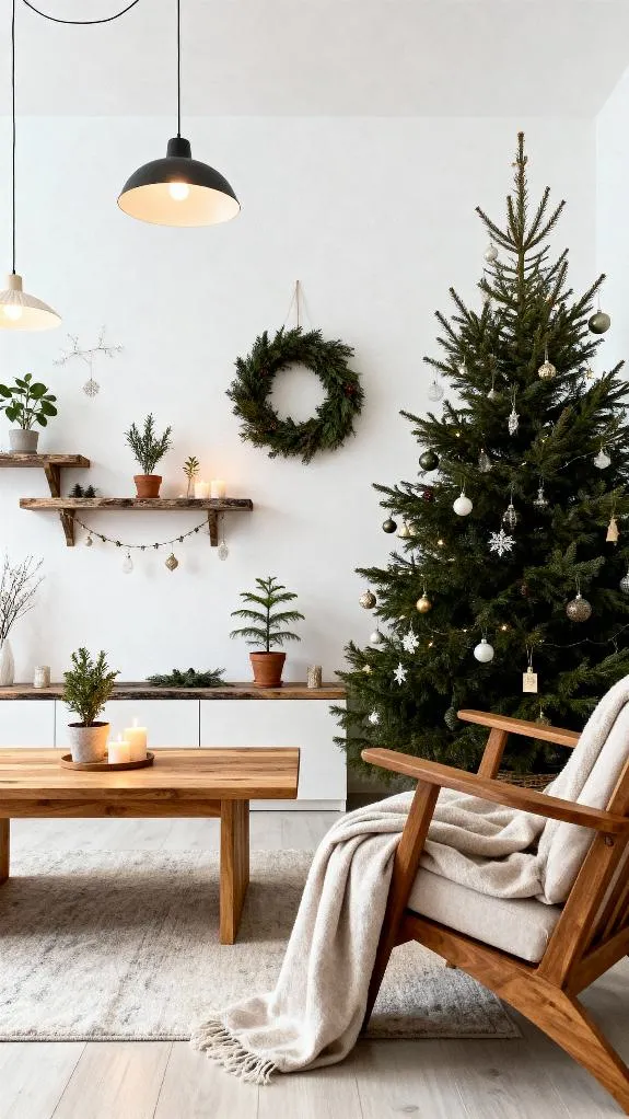 cozy scandinavian holiday decor