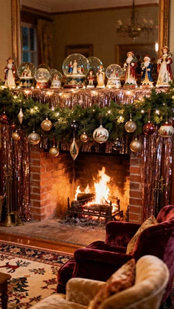 cozy vintage holiday decor