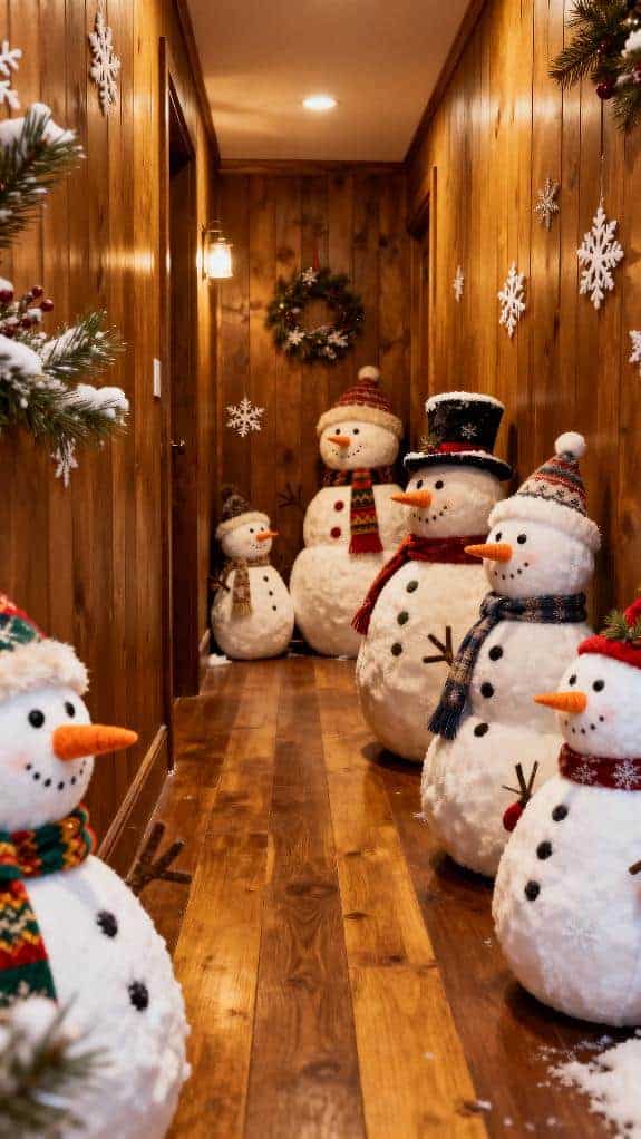 cozy winter hallway decorations