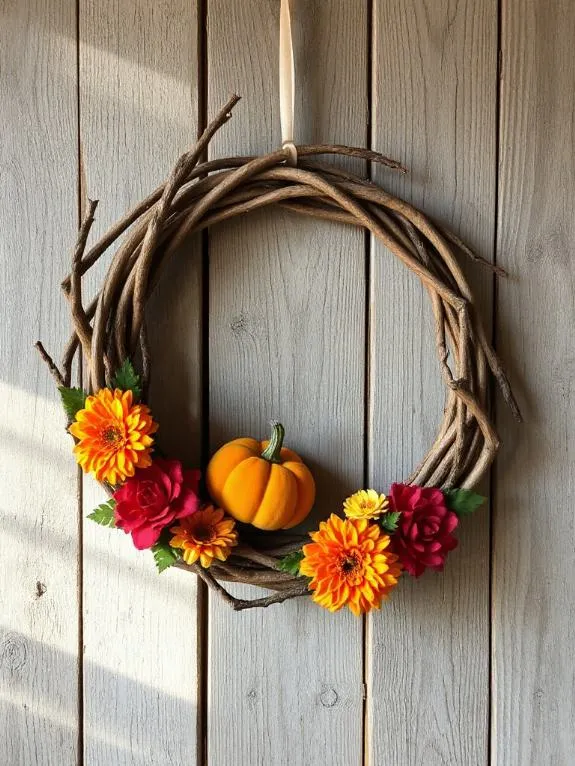 crescent moon wreath decor