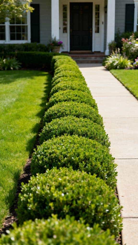 dwarf boxwood hedge maintenance
