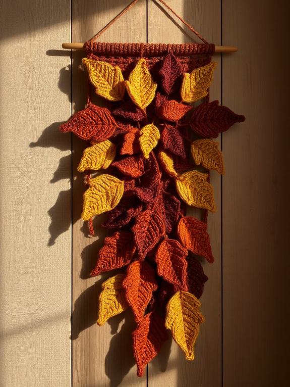fall colors wall hanging