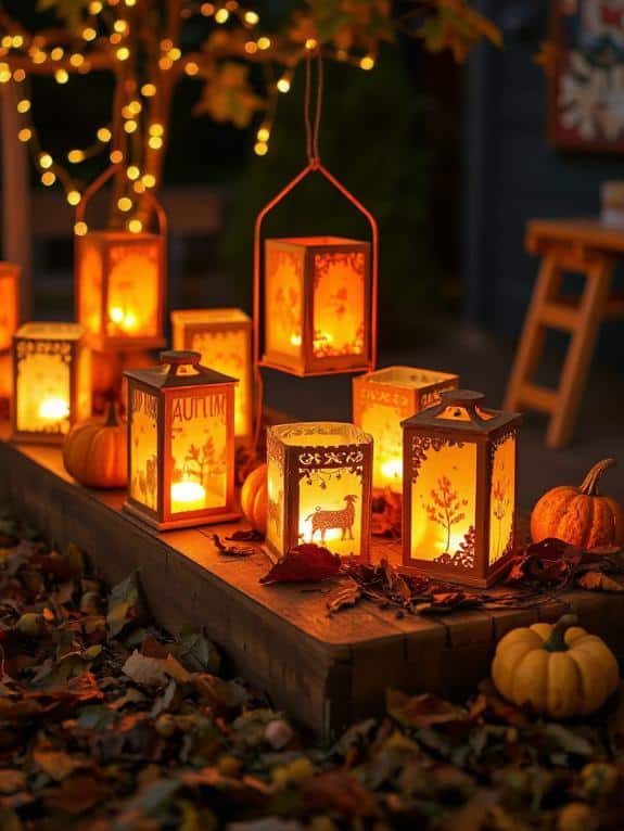 fall lantern decor ideas