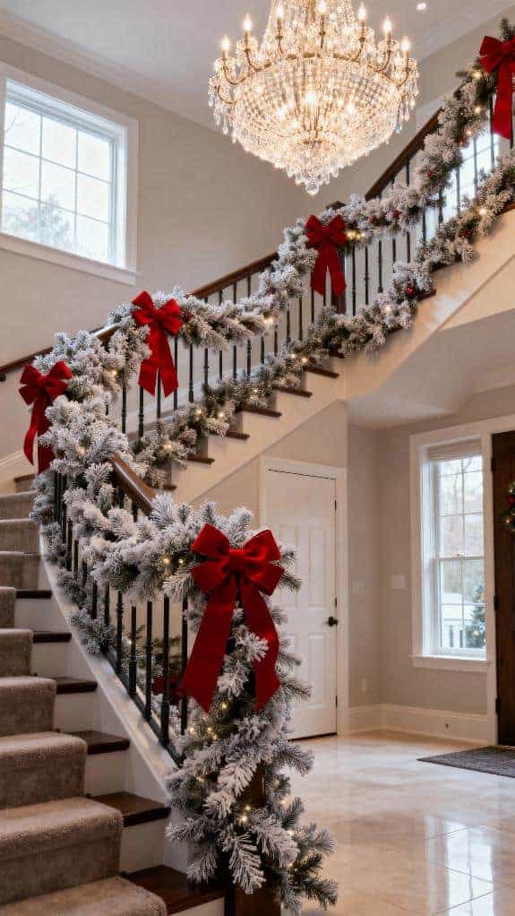 festive foyer holiday decor